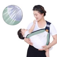 Fular Portabebe Verde con Blanco