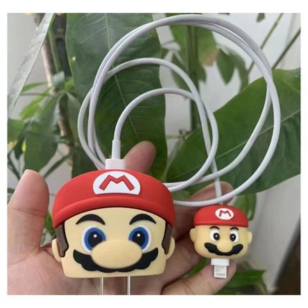 Funda Protectora Mario Animados 3D para iPhone 18w 20w