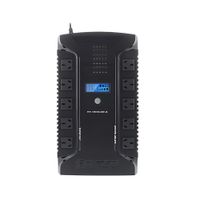 Estabilizador De Tensión Forza 10 Tomas Ht-1002lcd 600w Color Negro