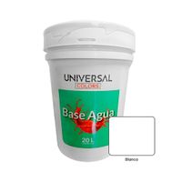 Látex Acrílico Antihongos Mate Universal Colors Blanco 5gl
