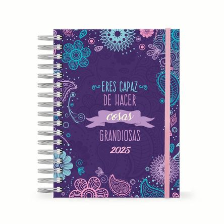 Agenda Semanal 2025 Feliz Impresión - Grandiosa Agenda Semanal 2025 Feliz Impresión - Grandiosa