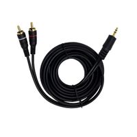 Cable Plug Stereo 3.5mm a 2 Plug RCA 3.6Mts PS-209-12 VOYZ
