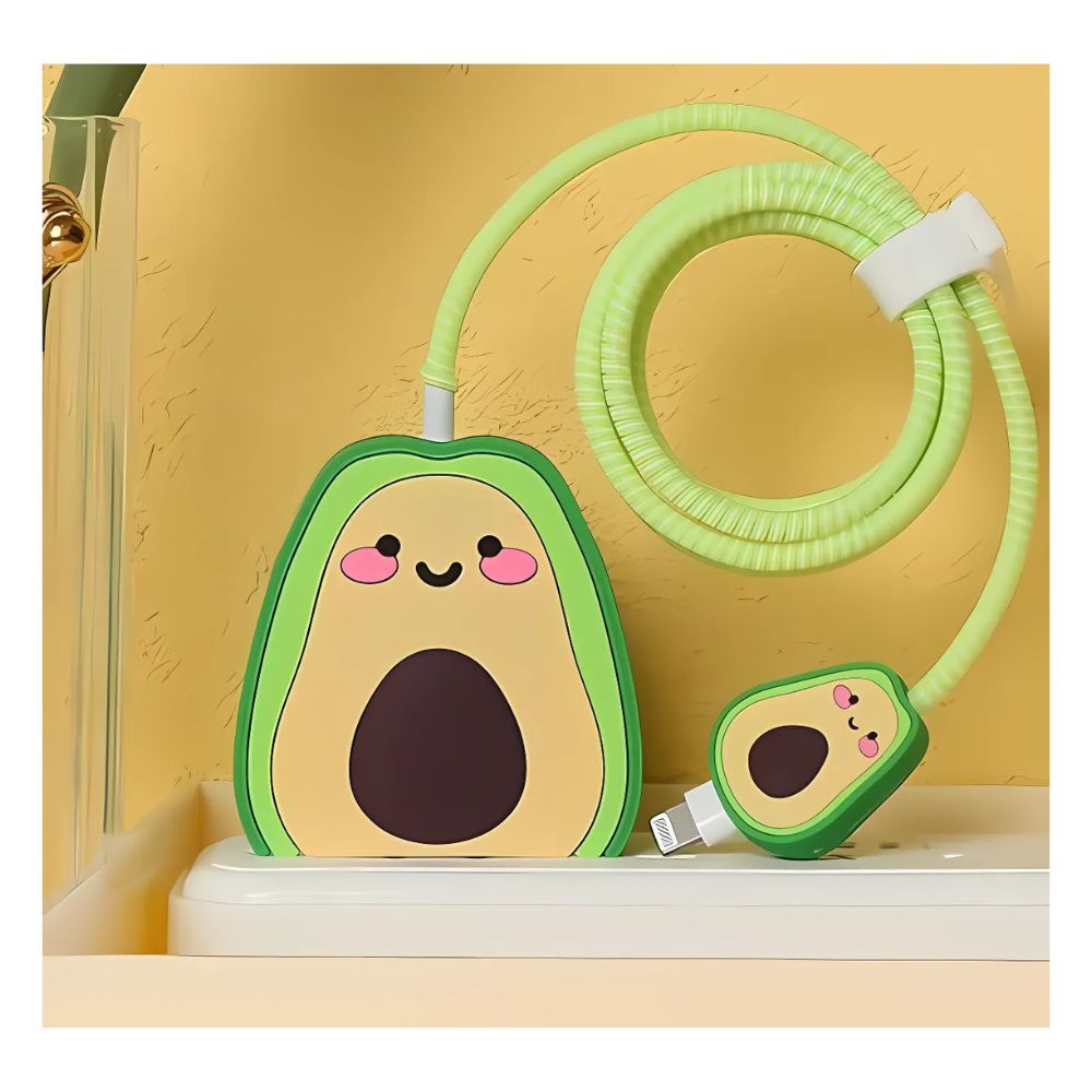 Funda Protectora Aguacate Animados 3D para iPhone 18w 20w Funda Protectora Aguacate Animados 3D para iPhone 18w 20w