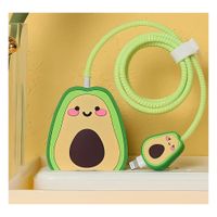 Funda Protectora Aguacate Animados 3D para iPhone 18w 20w
