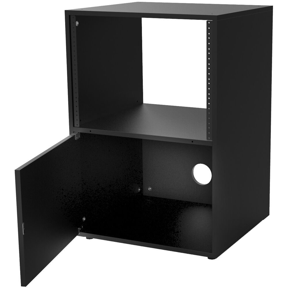 Odyssey DJ Werk Combo Rack (8 RU) - Almacenamiento para Vinilos de 12""