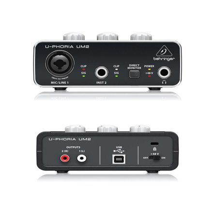 Interfaz de Audio USB UM2 BEHRINGER Interfaz de Audio USB UM2 BEHRINGER