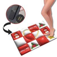 Alfombra Absorbente 3D Navidad Domino Rojo  534DR03