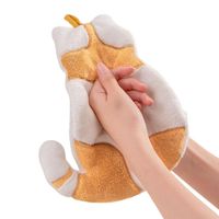 Secador de Mano Absorbente Diseño Gato Naranja  561NJ03