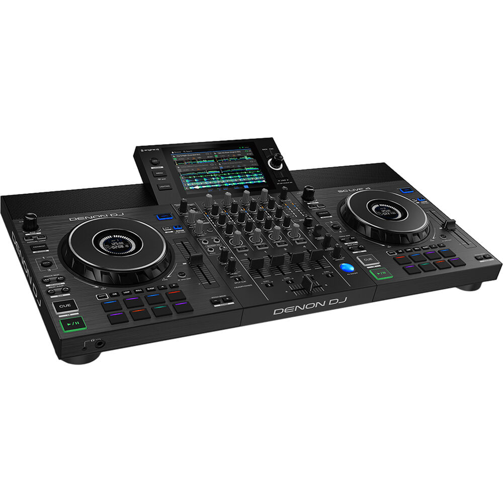 Denon DJ SC LIVE 4: Sistema DJ Autónomo de 4 Canales con Pantalla Táctil de 7"", Altavoces Integrados