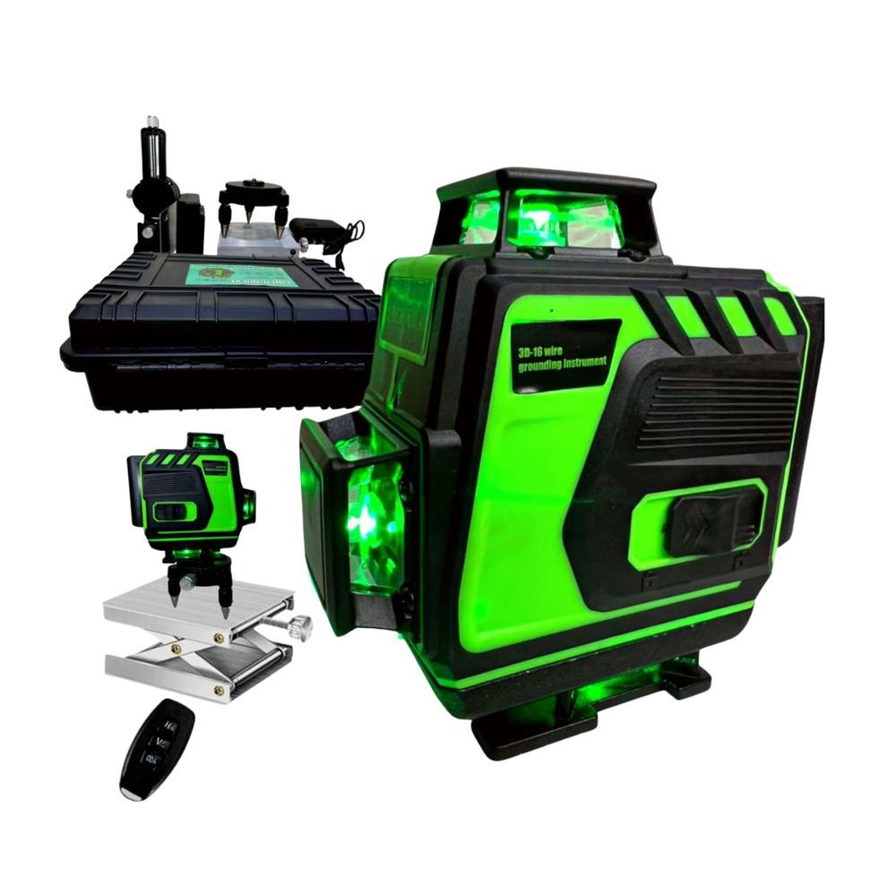 Nivel Laser 16 Lineas 4D Autonivelante + Tripode