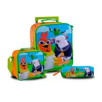 Set Kombat Mochila + Lonchera + Cartuchera 3d Dragon Ball_A