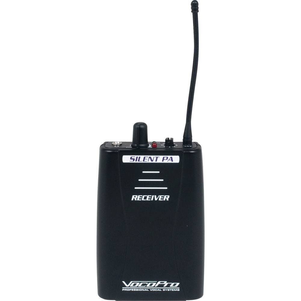 VocoPro SilentPA-RX Receptor Inalámbrico Bodypack para Sistema SilentPA (Banda de 900 MHz) - Audio I