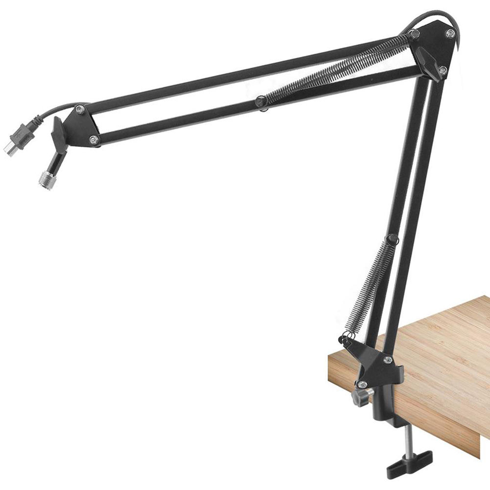 Soporte de Micrófono de Escritorio Pyle Pro PMKSHUSB04 con Brazo Extensible de 2.7', Construcción de
