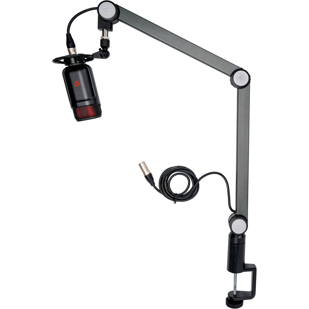 Soporte de Brazo THRONMAX S2 con Abrazadera C-Clamp, Cable XLR Integrado, Construcción de Tubo Compl