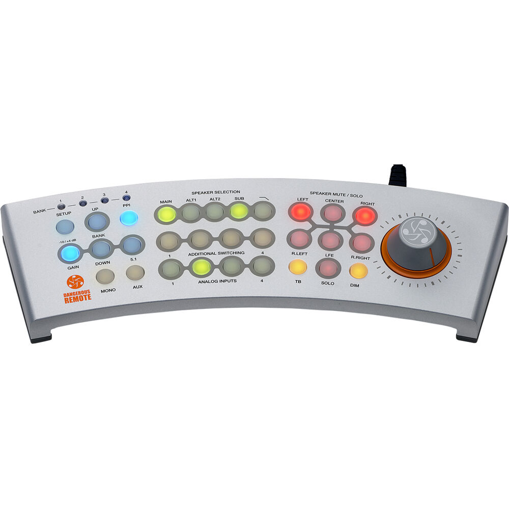 Control Remoto Dangerous Music para Monitor ST: Acceso a Todas las Funciones, Interruptores Iluminad