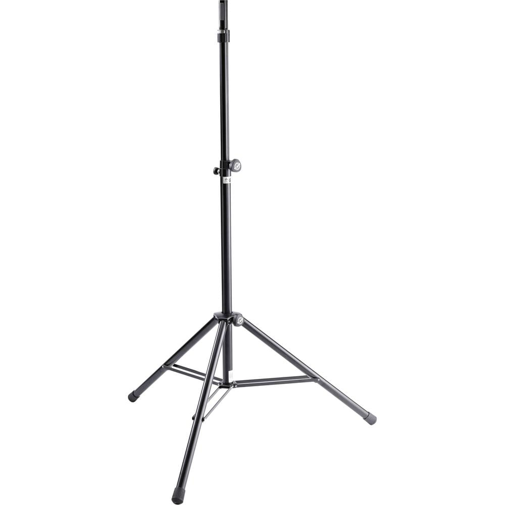 K&M 21467 Soporte de Altavoz Starline con Anillo de Bloqueo (Negro)