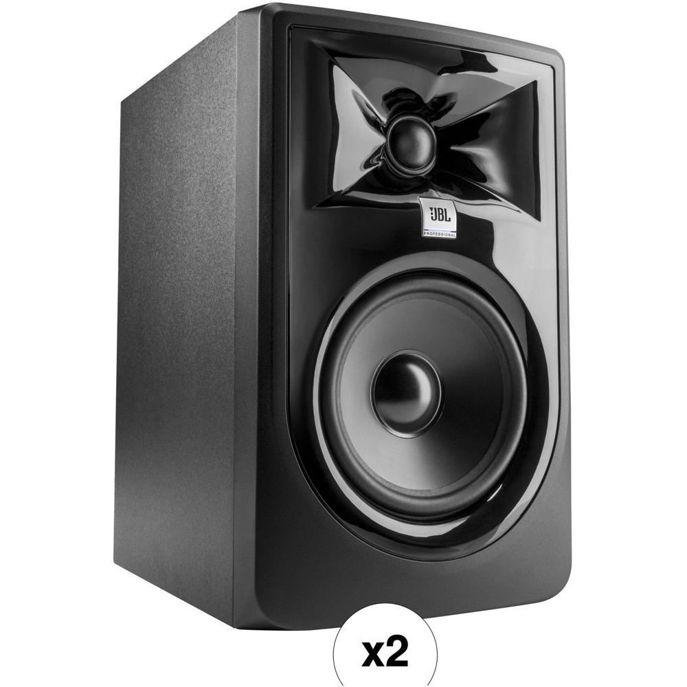 Monitores de Estudio Activos JBL 305P MkII de 5"" (Par) - Bi-Amplificados, Woofer de 5"", Tweeter de N