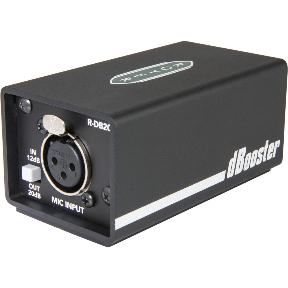 Royer Labs R-DB20 dBooster: Aumentador de Señal In-Line para Micrófonos Dinámicos y de Cinta con Pro