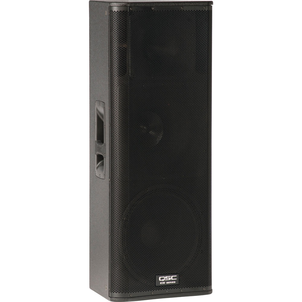 QSC KW153 1000W 15"" Altavoz Activo 3 Vías con Woofer de 15"", Driver de Medios de 6.5"", Tweeter de Co