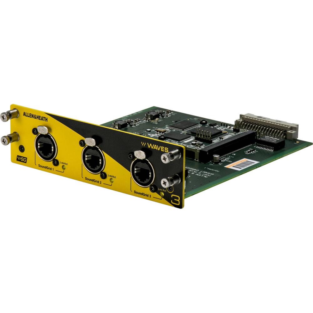 Tarjeta de Red de Audio Allen & Heath Waves V3 para Mezcladores dLive y Avantis - Interfaz 128 x 128