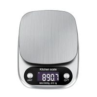 Balanza Digital Gramera 5kg/0.1g Base de Metal para Cocina Repostería