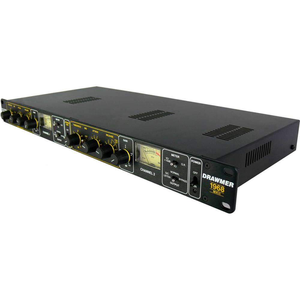 Compresor Dual-Canal FET/Válvula Drawmer 1968 Mk II para Mezcla y Masterización con Conectividad Est