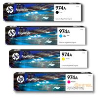 Kit Tinta HP 974 Negro Cyan Magenta Amarillo Original