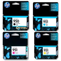 Kit Tinta HP 951 Negro Cyan Magenta Amarillo Original