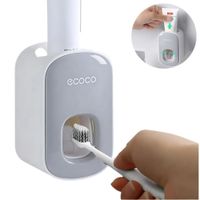 Dispensador A Presión De Pasta Dental Ecoco Gris  335GR03