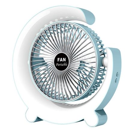 Ventilador Sobremesa con Luz RGB 3 Velocidades Diseño de Luna KS-2029 Ventilador Sobremesa con Luz RGB 3 Velocidades Diseño de Luna KS-2029