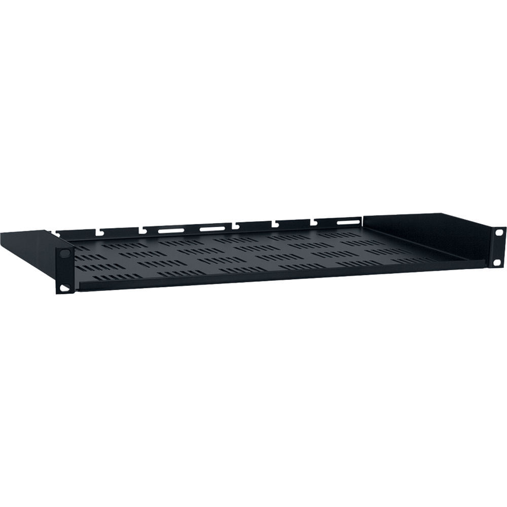Estante de Utilidad Ventilado Lowell Manufacturing (1 RU, 10"" de Profundidad) - Capacidad de Carga d