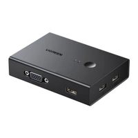 USB 2.0 KVM Switch VGA 2 Puertos UGREEN KVM VGA Controla 2 pcs