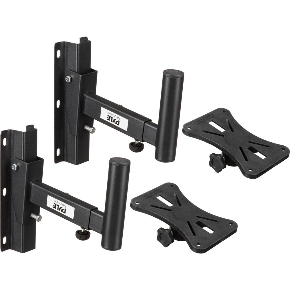 Soporte de Pared Ajustable Universal Doble Pyle Pro PSTNDW15 para Altavoces (Par) - Ajuste de Ángulo