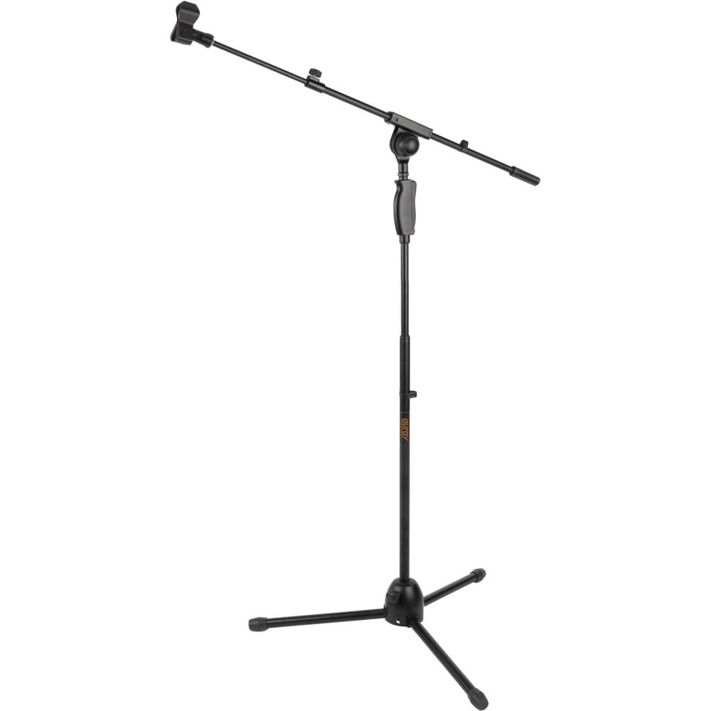 Soporte de Micrófono Profesional Auray MS-65CL con Bloqueo de Embrague y Brazo Telescópico para Estu