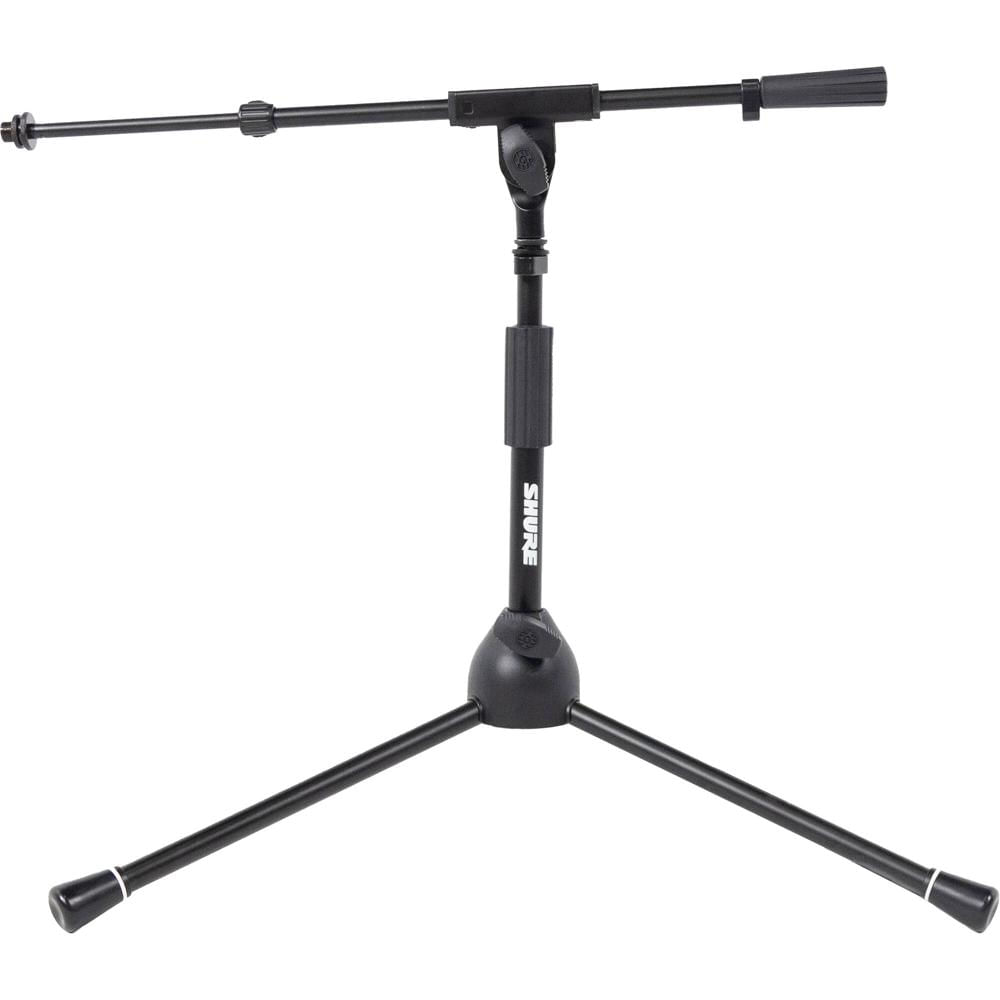 Soporte de Micrófono Tripode de Perfil Bajo Shure by Gator con Altura Ajustable y Brazo Telescópico