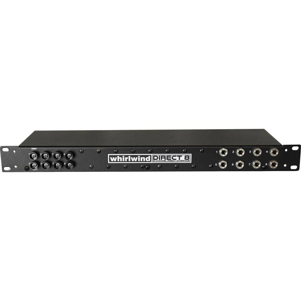 Whirlwind DIRECT 8 - Caja Directa Pasiva de 8 Canales para Estudio y Escenario