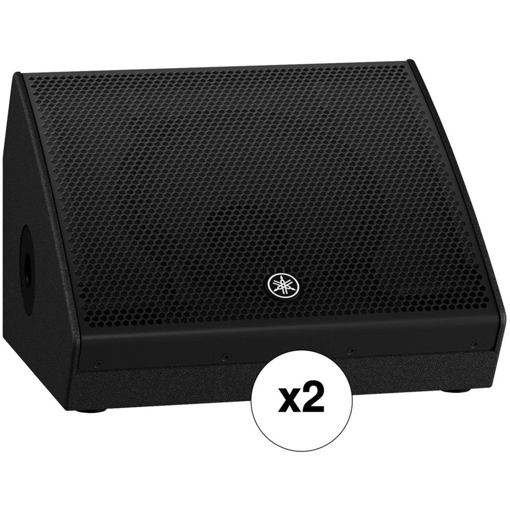 Yamaha DHR12M Monitor y Altavoz Activo de 12"" - Configuración Coaxial, 1000W, Respuesta de Frecuenci