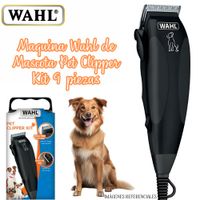 Maquina Wahl de Mascota Pet Clipper Kit 9 Piezas.