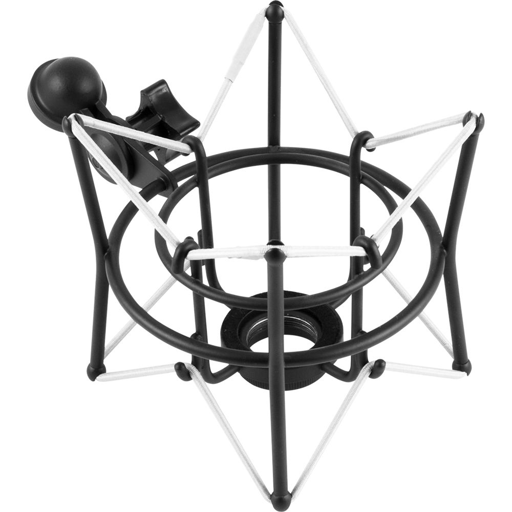 Soporte Antichoque MXL 89 para Micrófono MXL CR89 (Banda Negra/Gris) - Aisla el Micrófono de Ruido y