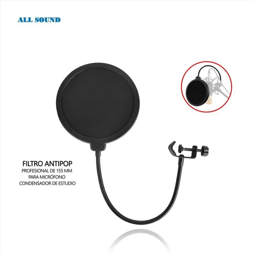 Filtro Antipop Para Microfono ALL SOUND