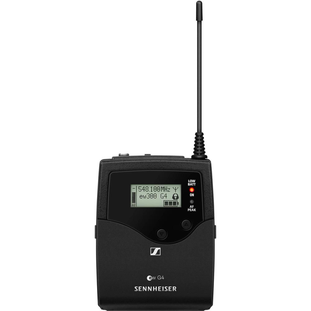 Transmisor Inalámbrico Sennheiser SK 300 G4-RC para Bodypack (AW+: 470 a 558 MHz) - Compatible con E