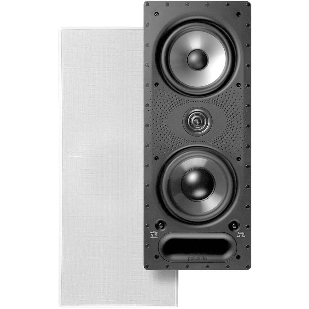 Polk Audio Vanishing Series 265-LS - Altavoz In-Wall 3 Vías con Tweeter de 1"", Woofer de 6.5"" y Rang