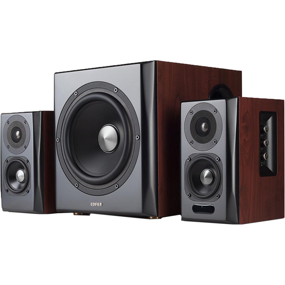 Sistema de Altavoces Bluetooth Edifier S350DB 2.1 Canales - 150W, Subwoofer de 8"", Conexiones Óptica