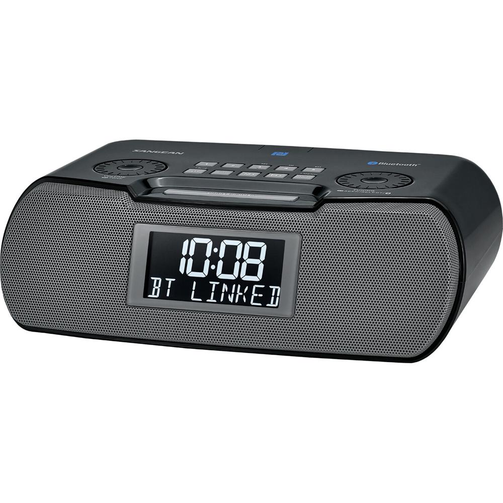 Reloj Radio Digital Sangean RCR-20 con Bluetooth, Alarmas Dobles, Puerto de Carga USB, Radio AM/FM c