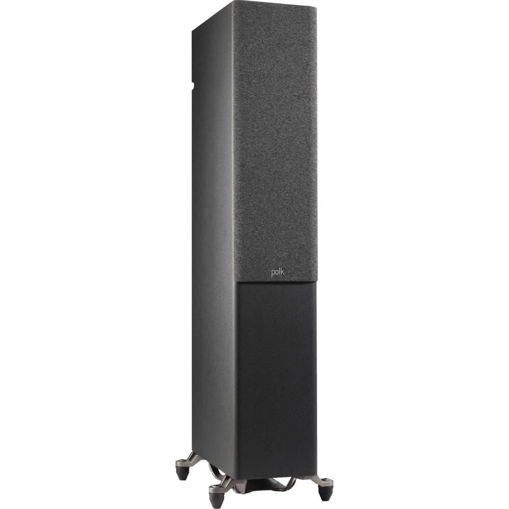 Polk Audio Reserve Series R600 Altavoz de Suelo de Dos Vías (Negro Mate, Individual) - 2x Woofers de
