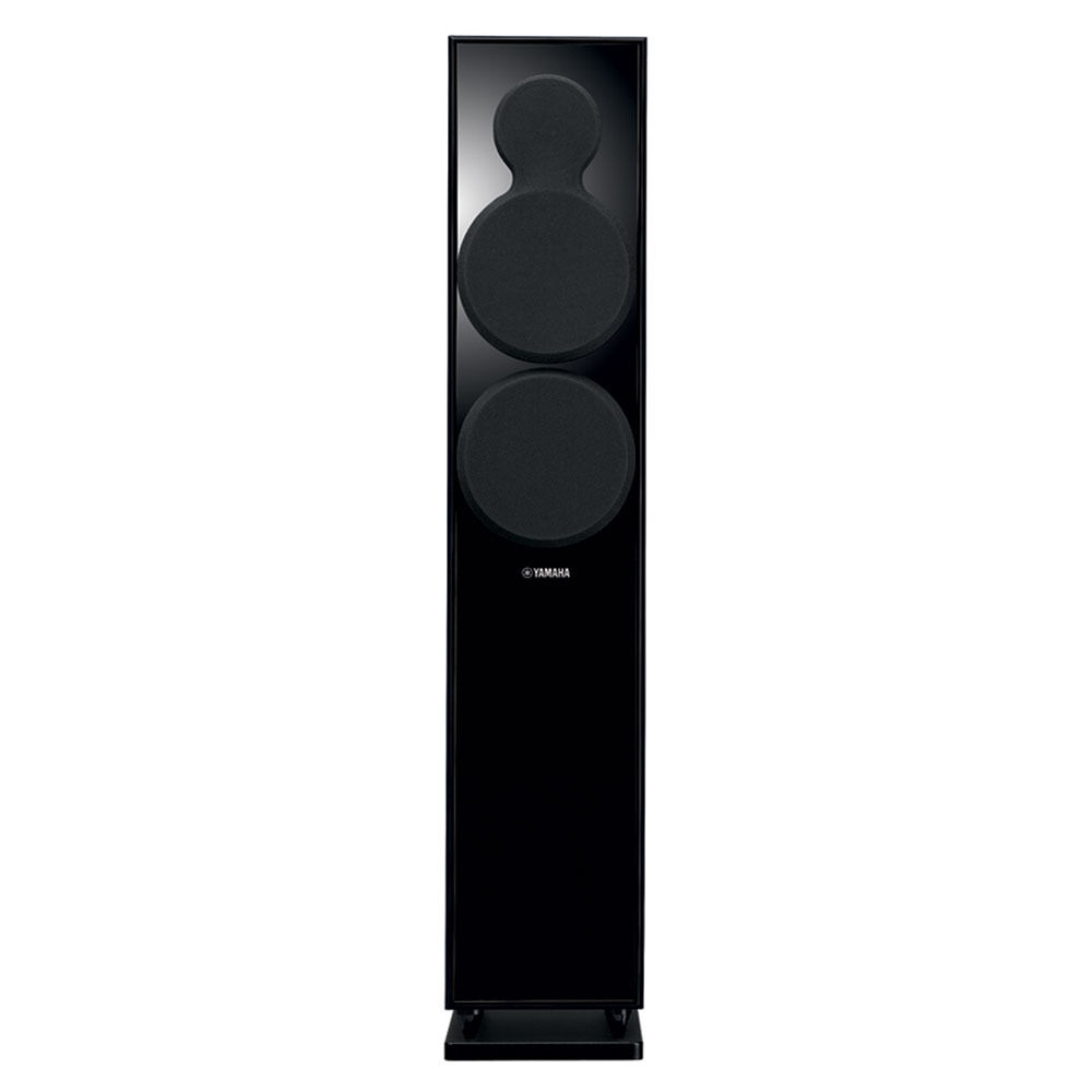 Yamaha NS-F150PN Altavoz de Suelo 2 Vías de 6.5"" Duales (Negro Piano, Individual) - Diseño Slim y El