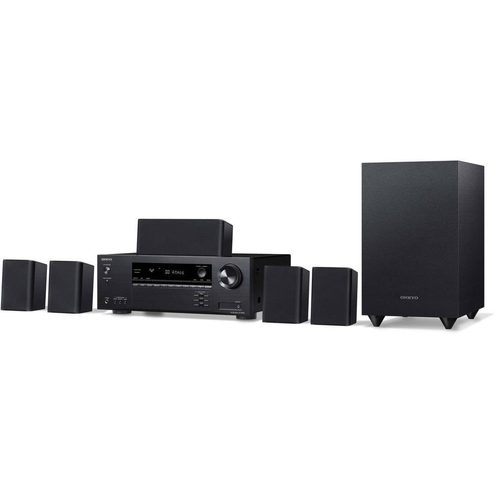 Onkyo HT-S3910 Sistema de Cine en Casa 5.1 Canales con Soporte Dolby Atmos y DTS:X, 80W por Canal, B