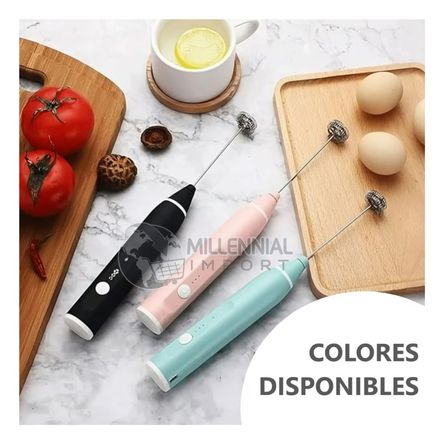 Mini Batidora Espumadora Electrica Recargable para Capuchino
