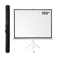 Combo Pantalla Ecran Evox 100 Pulgadas con Trípode y Funda Gruesa