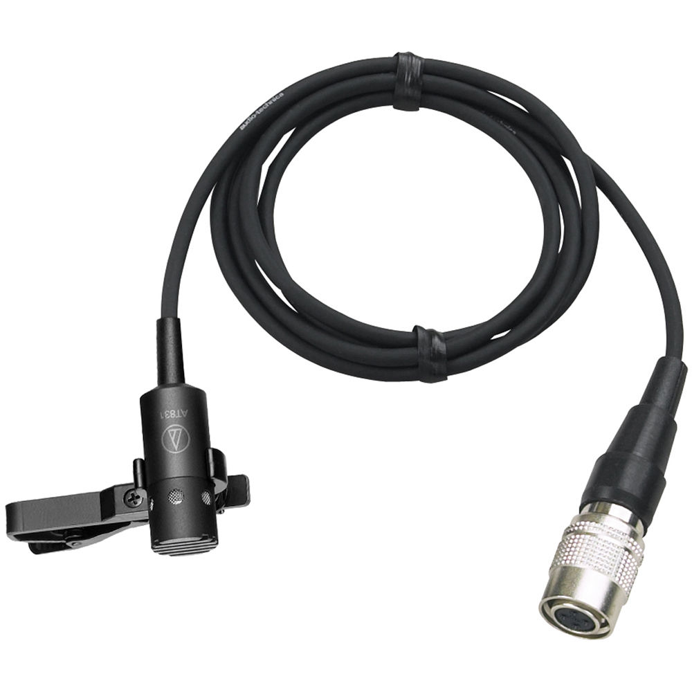Audio-Technica AT831cW - Micrófono Condensador Cardioide de Perfil Miniatura
